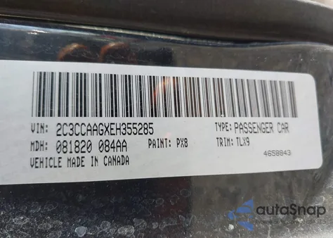 2014 Chrysler 300 z USA, uszkodzony, nr VIN 2C3CCAAGXEH355285